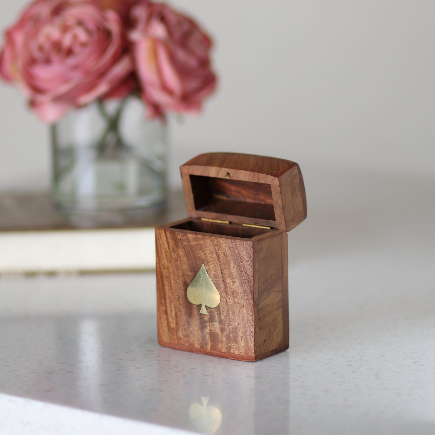 Playing Card Set in Wooden Box