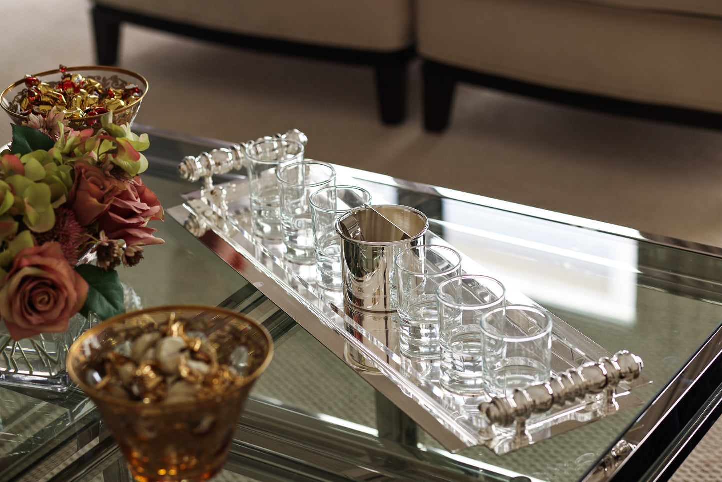 Dessert tray set
