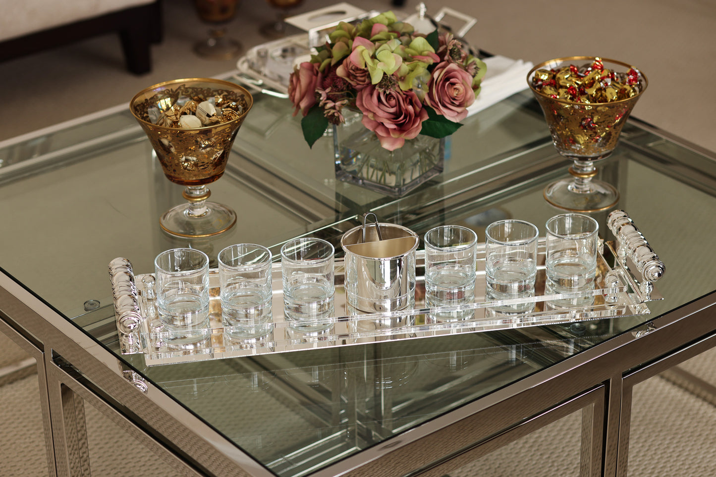 Dessert tray set