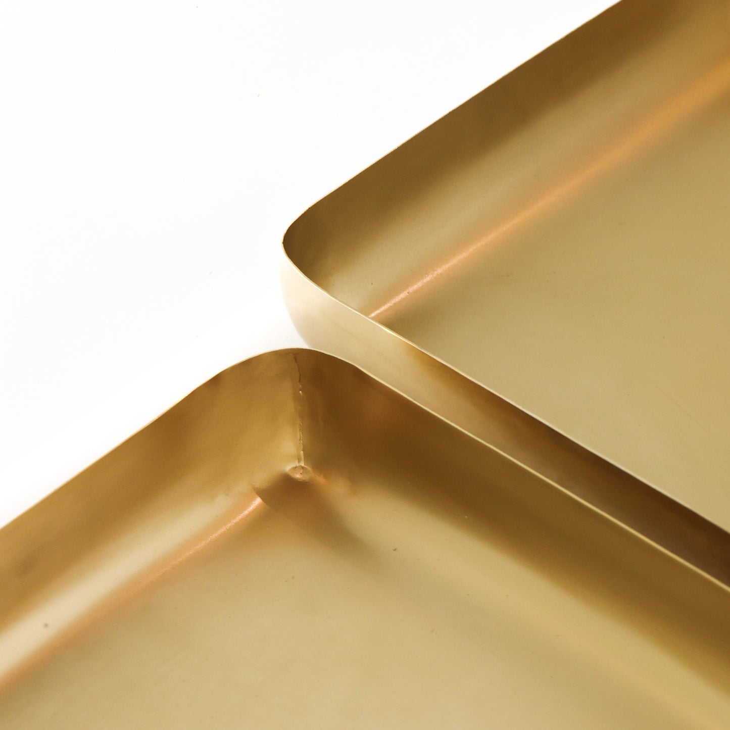 Set of 2 rectangle trays