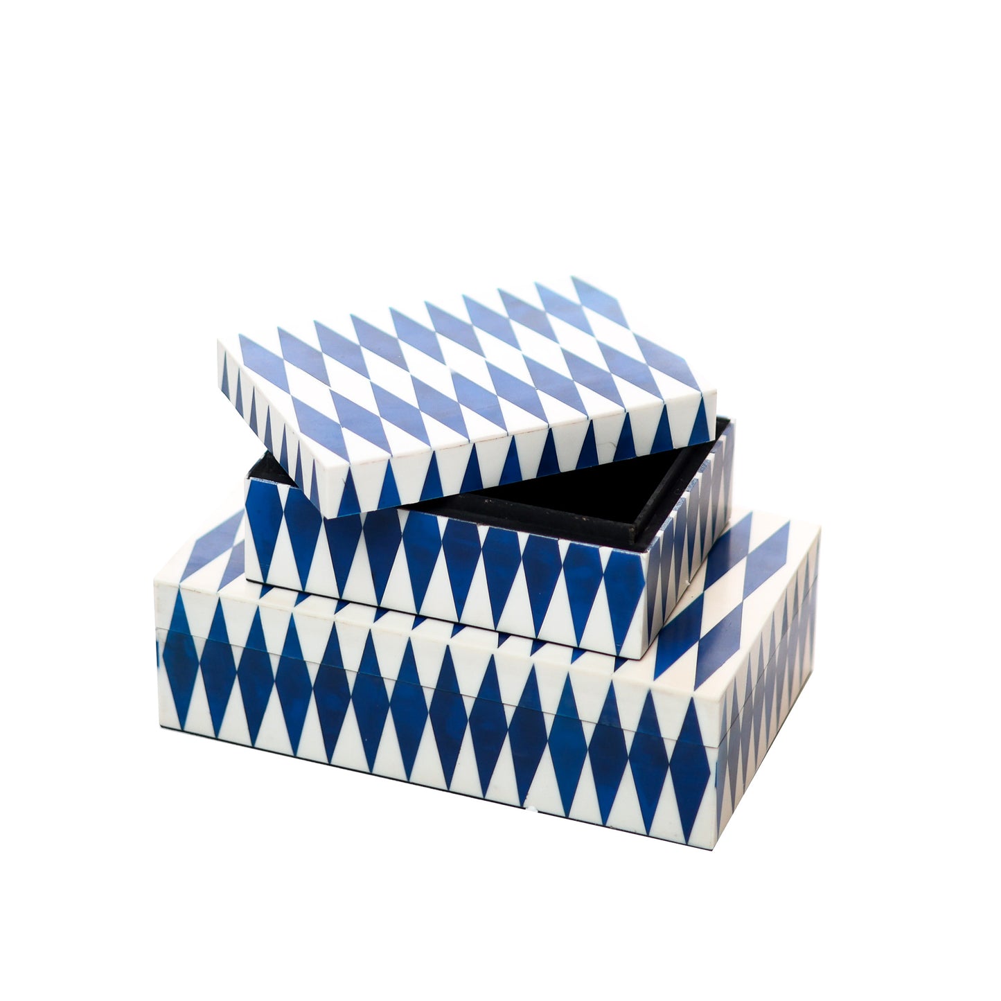 Set of 2 covered box