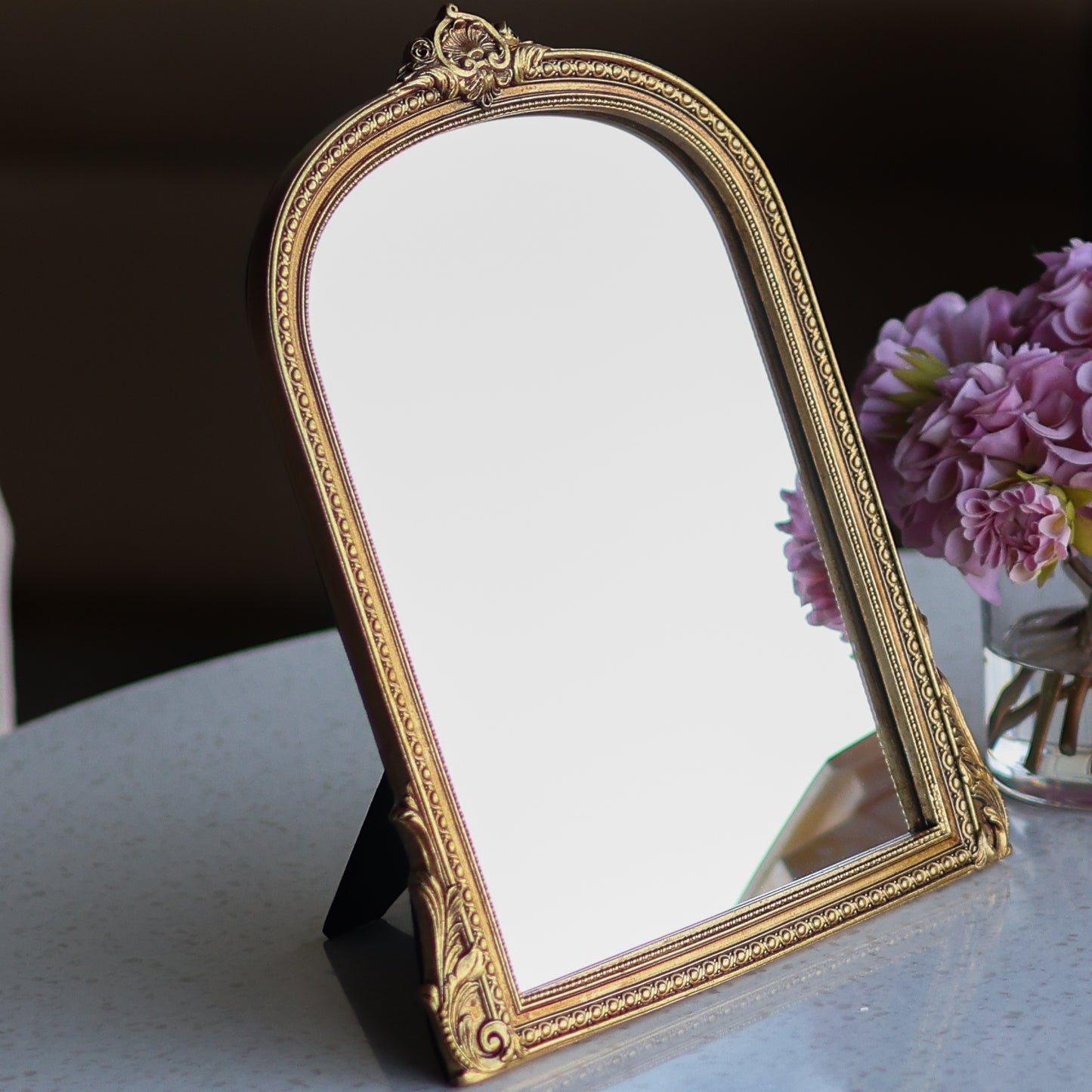Gold Fleur Mirror