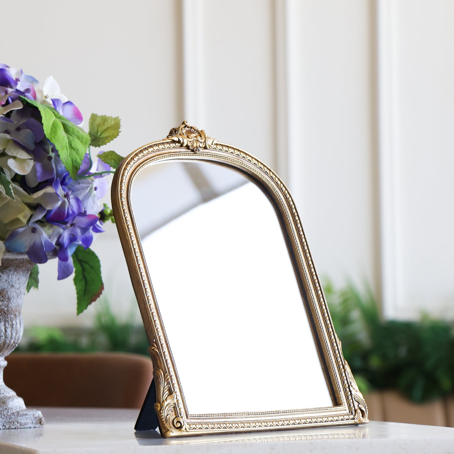 Gold Fleur Mirror