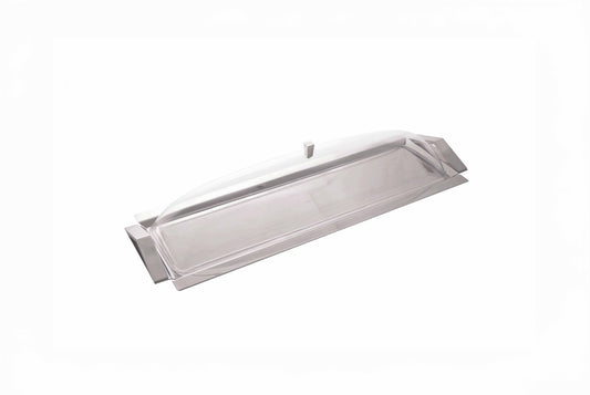Rectangular tray with cover