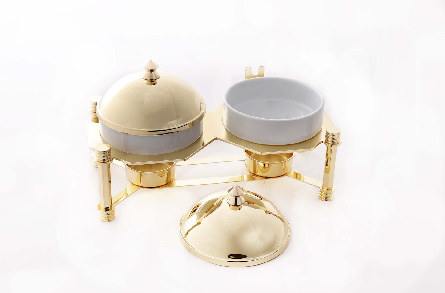 Metal stand hexagon shape