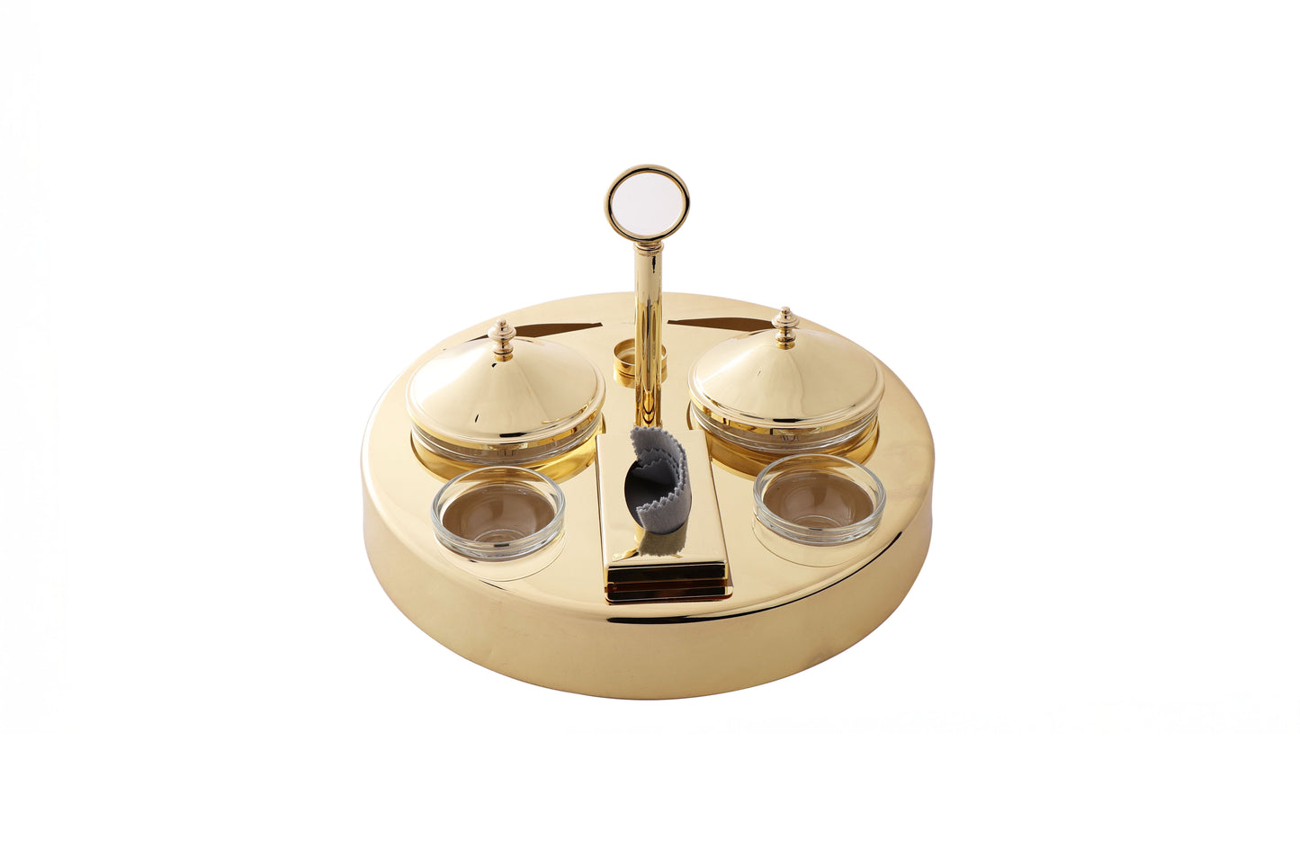 Round date tray stand