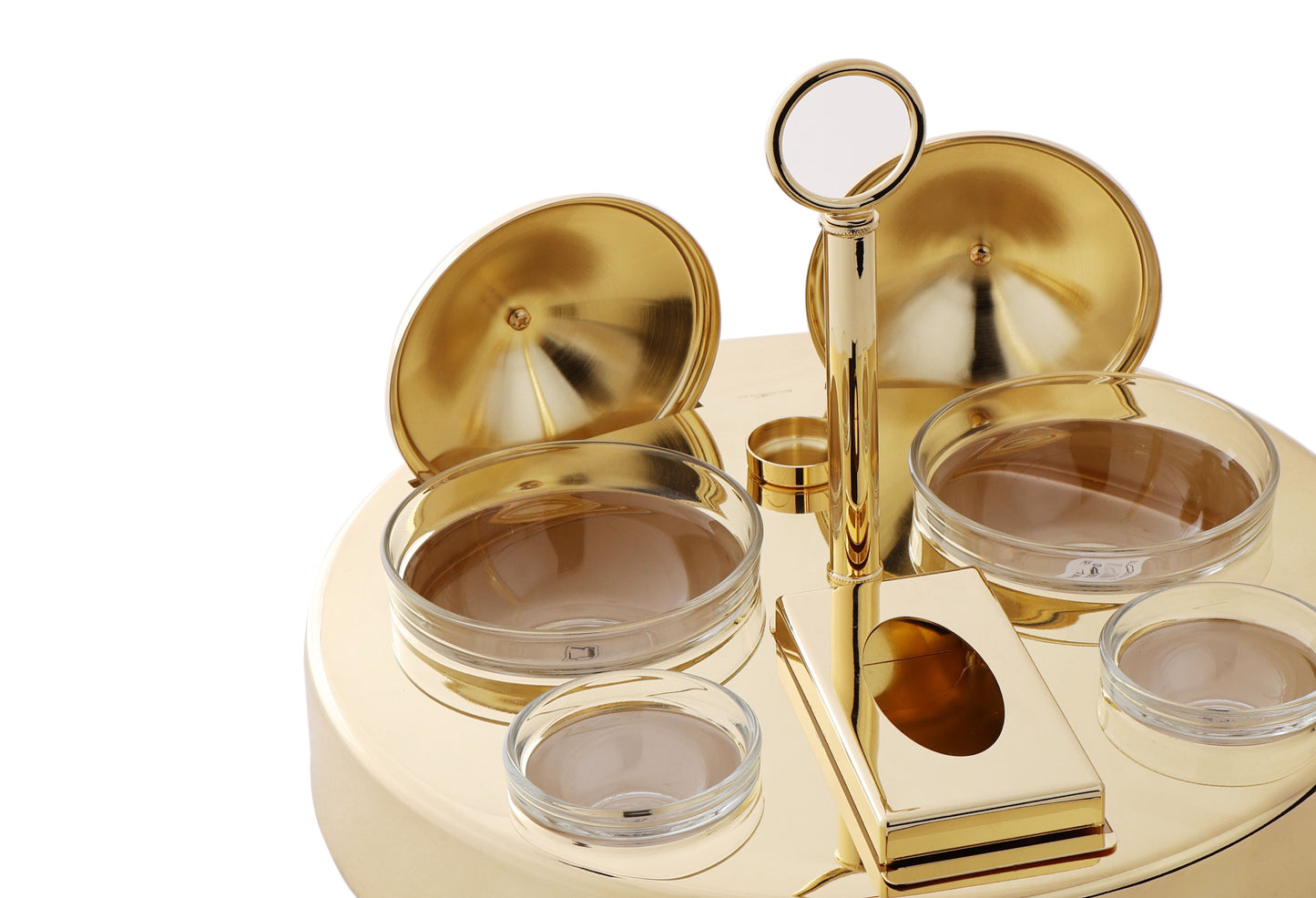 Round date tray stand