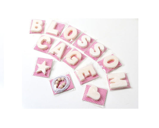 Letter soaps - different styles
