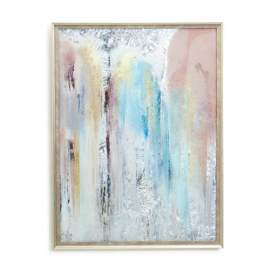 Abstract Glass Painted Wall Art