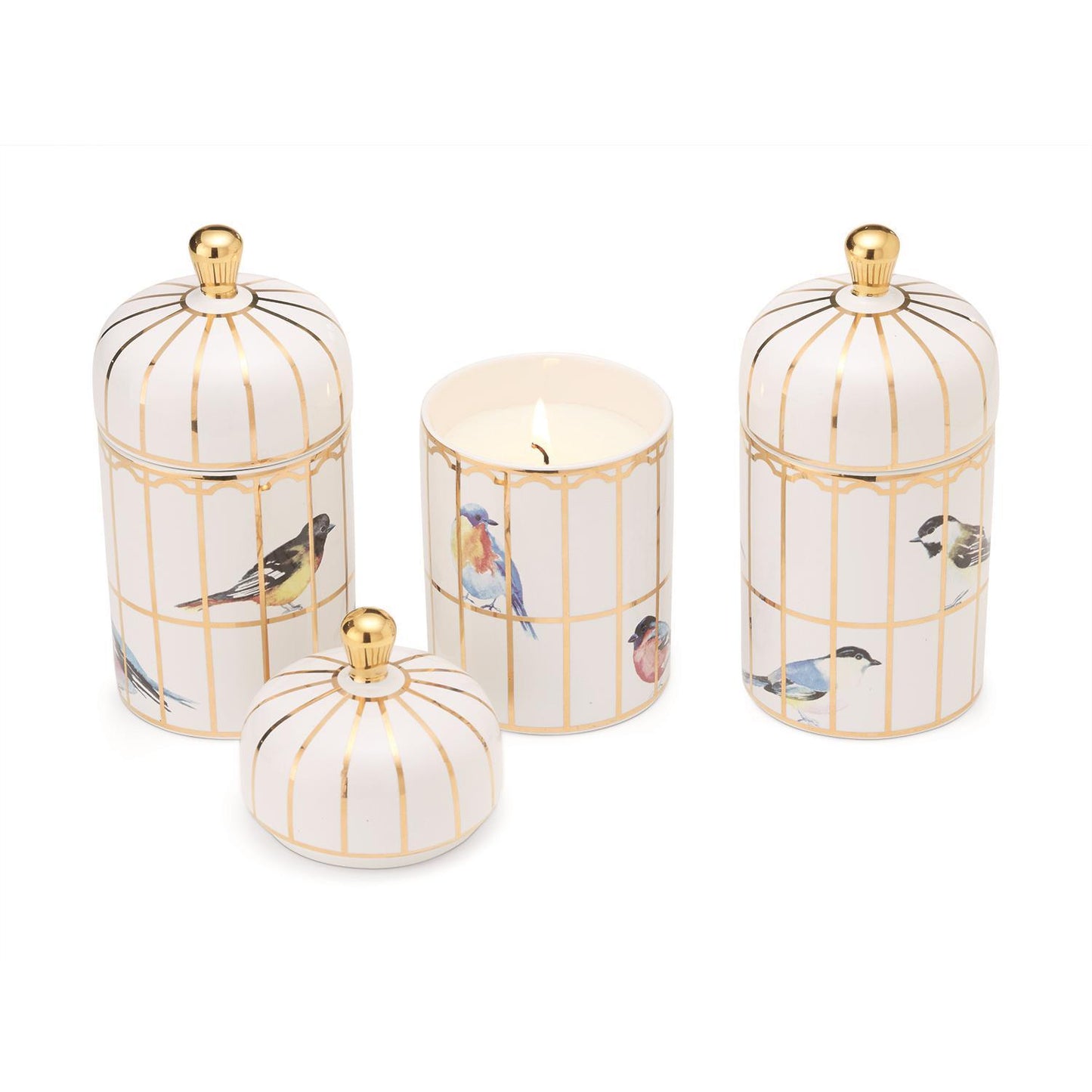 Gilded Cage Lidded Fill Candle