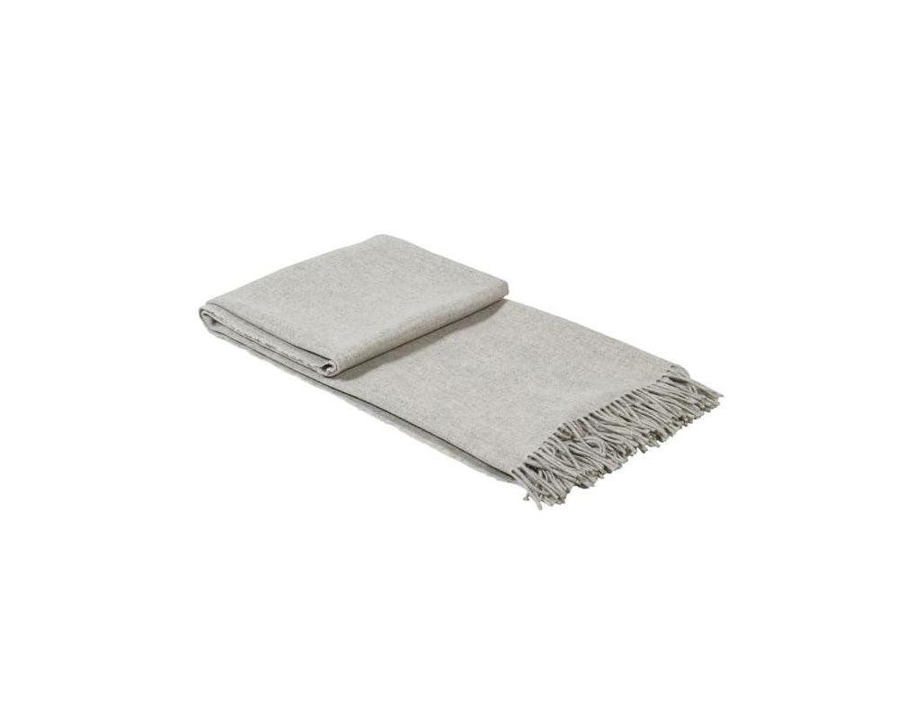 Mist wool throw