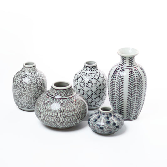 Set of 5 Vases