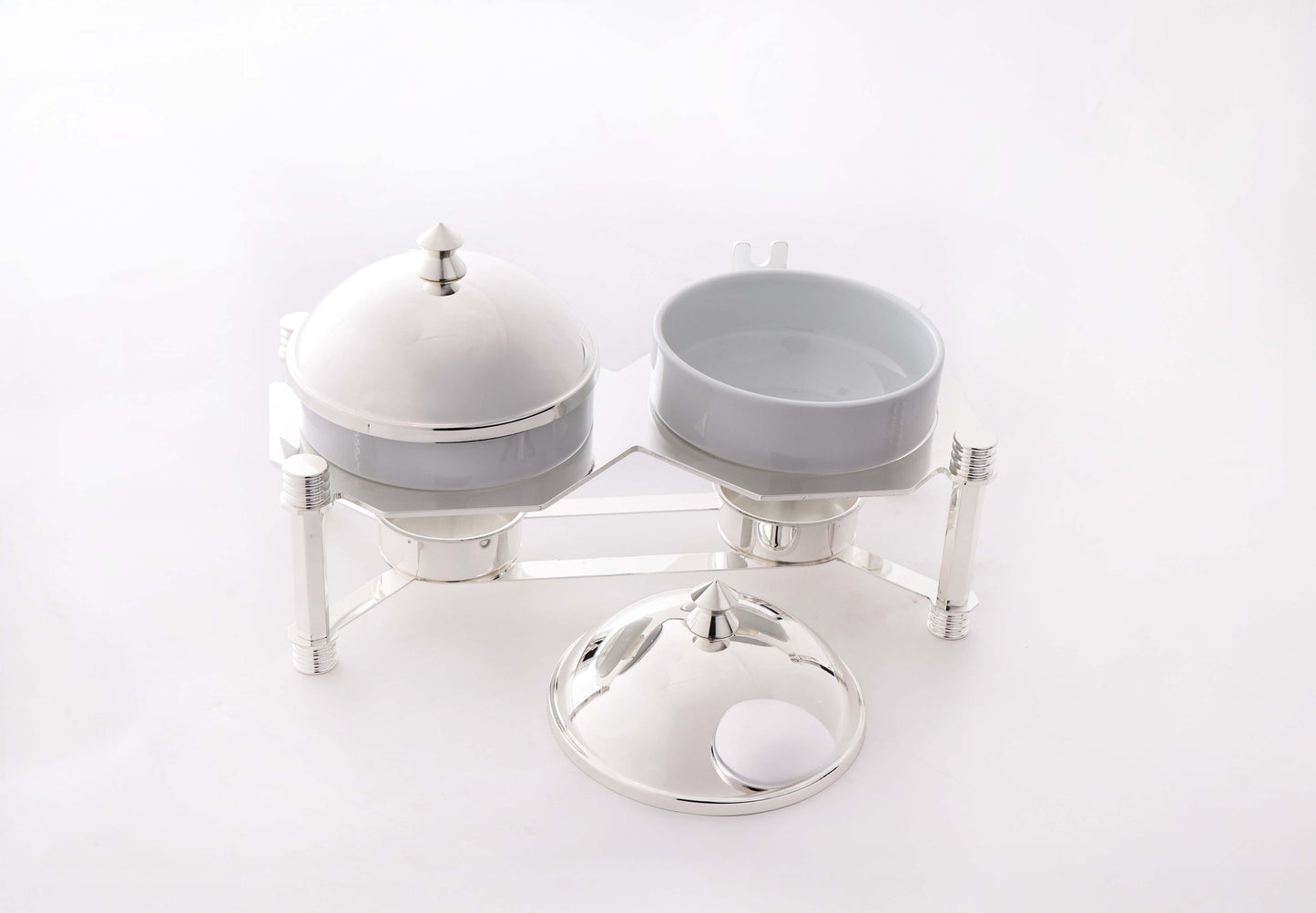 Metal stand hexagon shape