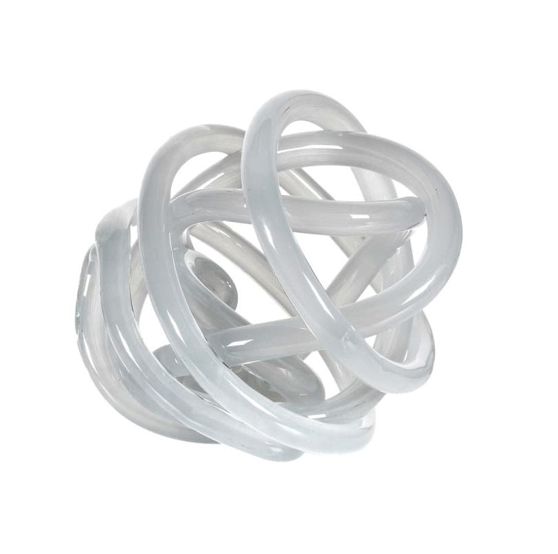 Opaque glass knot