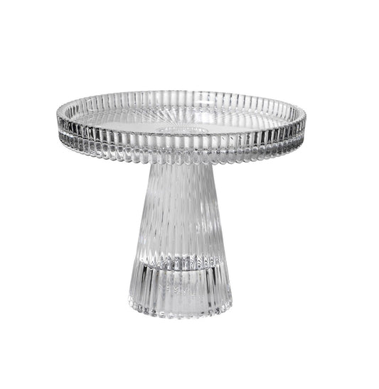 Small glass cake stand