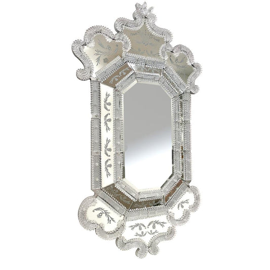 Silver Murano Mirror